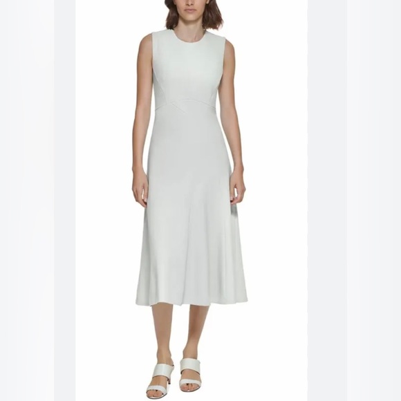 NWT Calvin Klein white midi dress - Workwear / Daywear - Picture 3 of 3